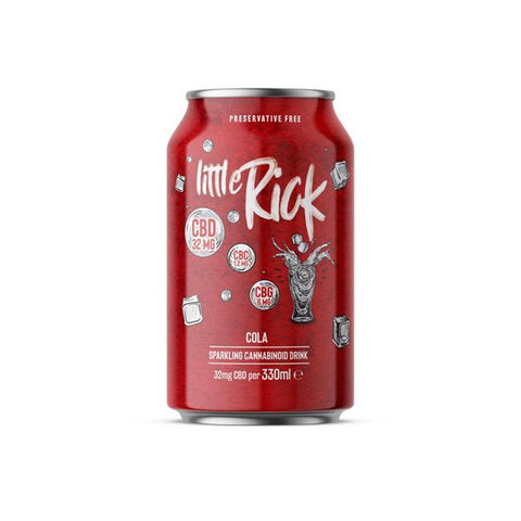 24 x Little Rick 32mg CBD (+CBG) Sparkling 330ml Cola-CBD Products-Little Rick-CBD Palace