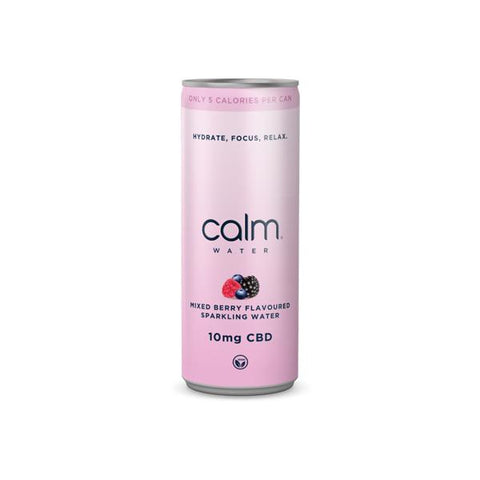 24 x Calm CBD 10mg Mixed Berry CBD Sparkling Water 250ml-CBD Products-Calm CBD-CBD Palace