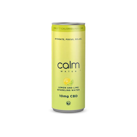 24 x Calm CBD 10mg Lemon & Lime CBD Sparkling Water 250ml-CBD Products-Calm CBD-CBD Palace