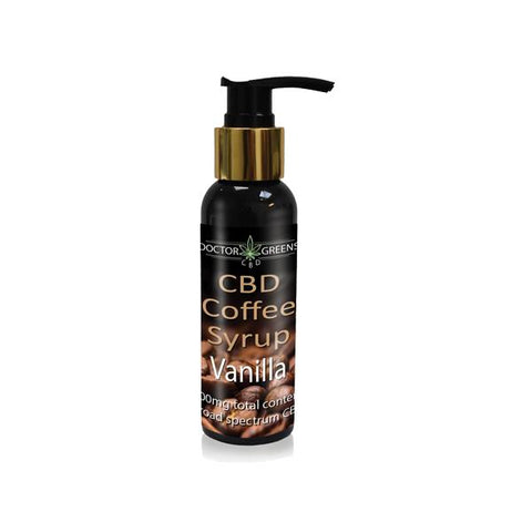 Doctor Green's 500mg CBD Coffee Syrup CBD 100ml-CBD Products-Doctor Green's-Vanilla-CBD Palace