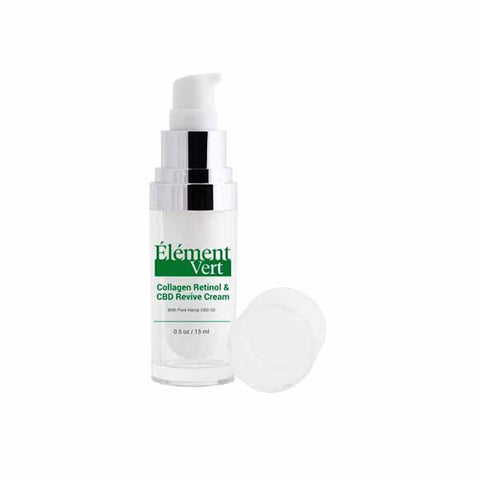 Element Vert Collagen Retinol & CBD Revive Cream 15ml-CBD Products-Element Vert-CBD Palace