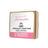 Ultracalm 50mg CBD Soap 100g-CBD Products-Ultracalm-Strawberry & Prosecco-CBD Palace