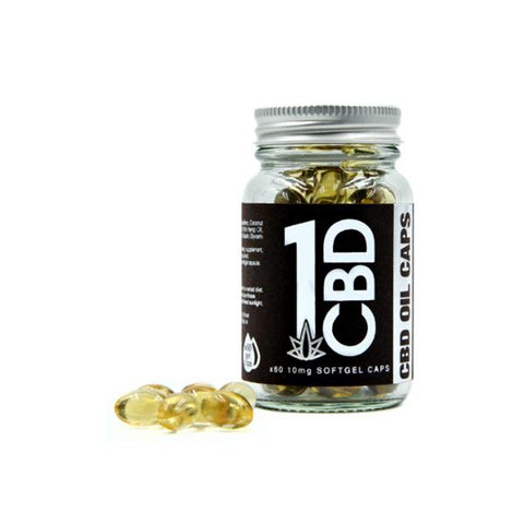1CBD Soft Gel Capsules 10mg CBD 60 Capsules-CBD Products-1CBD-CBD Palace