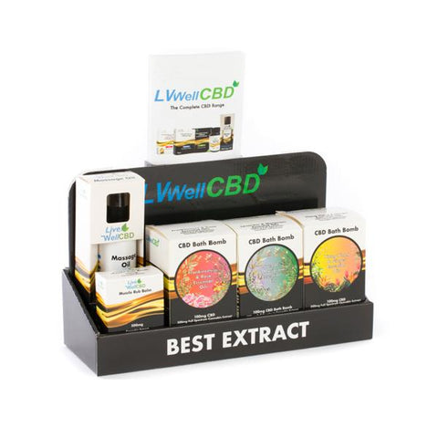 LVWell CBD 15 Piece General CBD Retail Starter Pack-CBD Products-LVWell CBD-CBD Palace