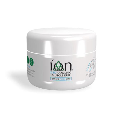 ION Pure CBD Musle Rub 750mg CBD 150ml - Cooling Rub-CBD Products-ION Pure CBD-CBD Palace
