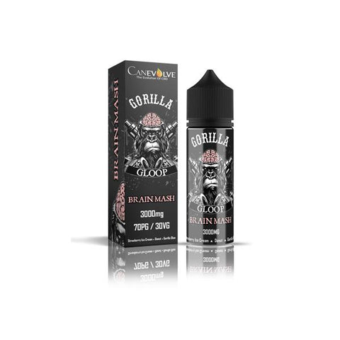 Gorilla Gloop 3000mg CBD Vape Liquid 50ml (70PG/30VG)-CBD Products-Gorilla Gloop-Brain Mash-CBD Palace