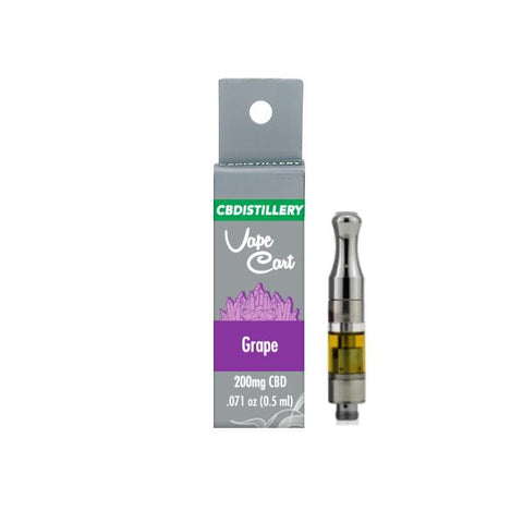 CBDistillery 200mg CBD Vape Cartridges-CBD Products-CBDistillery-Grape-CBD Palace