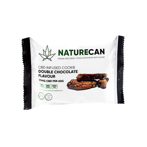 Naturecan 25mg CBD Double Chocolate Cookie 60g-CBD Products-Naturecan-X 1-CBD Palace