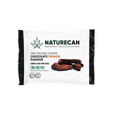Naturecan 25mg CBD Double Chocolate Orange Cookie 60g-CBD Products-Naturecan-X 1-CBD Palace