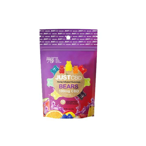 Just CBD Vegan Gummies 100mg CBD-CBD Products-Just CBD-Bears-CBD Palace