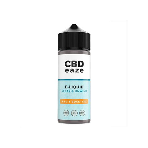 CBDeaze Broad Spectrum 1000mg CBD 100ml E-Liquid (70VG/30PG)-CBD Products-CBDeaze-Fruit Cocktail-CBD Palace