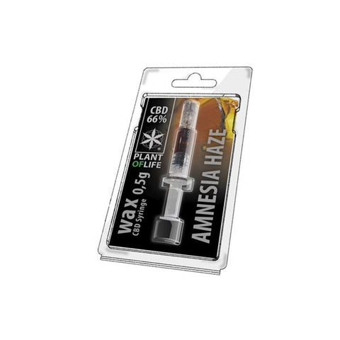 CBD Wax 0.5G Amnesia 66%-CBD Products-Plant of Life-CBD Palace
