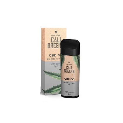 Cali Greens CBD GO 120mg Disposable Vape Pen-CBD Products-Cali Greens-Blackcurrant Ice-CBD Palace