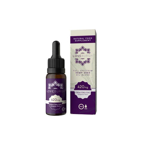 Loveburgh 420mg Hemp Seed CBD Oil 10ml-CBD Products-Loveburgh-CBD Palace