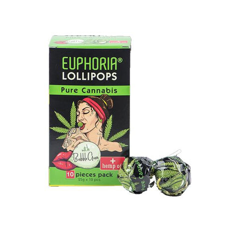 Euphoria Cannabis Lollipops - Pure Cannabis-CBD Products-Euphoria-CBD Palace